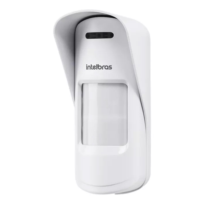 Sensor Exterior Pir IVP7000-EX Cableado. Inmune Mascota INTELBRAS